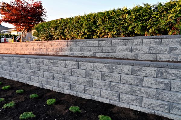 Concrete Retaining Wall Installation in Brunswick