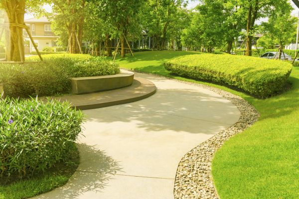Cement Walkway Installation in Brunswick
