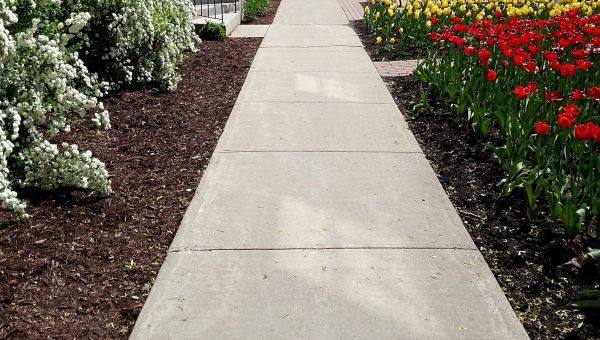 Cement Sidewalk Installation in Brunswick