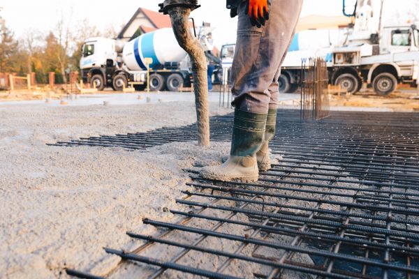 Poured Foundation Installation in Brunswick