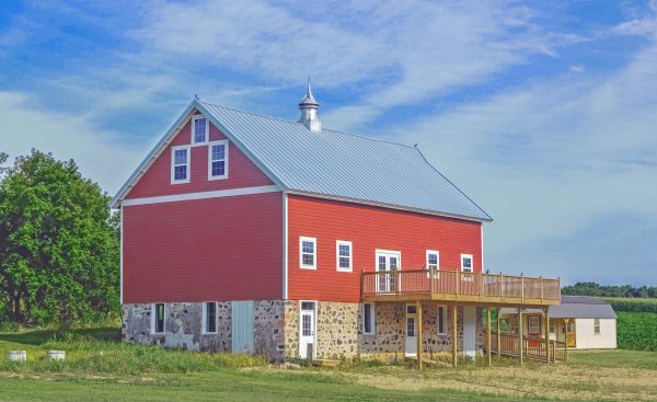 Barn Foundation Pouring in Brunswick