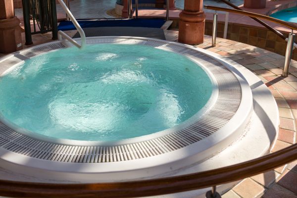 Hot Tub Patio Construction in Brunswick