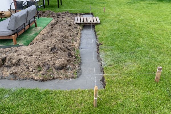 Cement Footer Installation in Brunswick