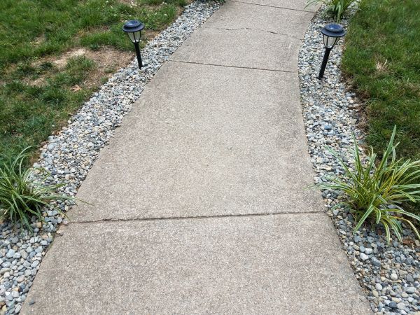 Cement Path Construction in Brunswick