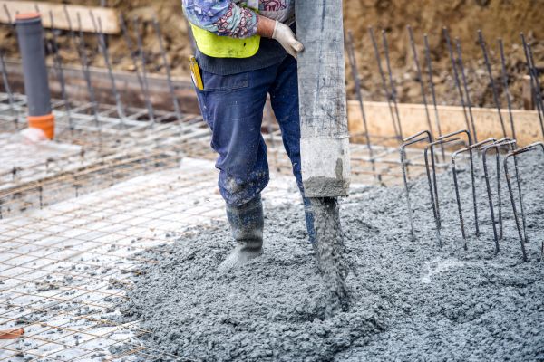 Cabin Foundation Pouring in Brunswick