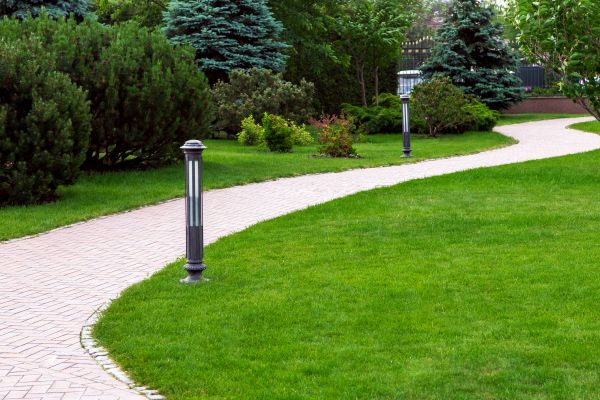 Backyard Sidewalk Installation in Brunswick